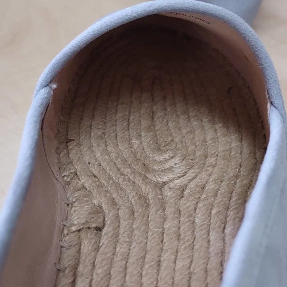 Vince Camuto Chambray Suede Espadrilles Sandals - Picture 12 of 14